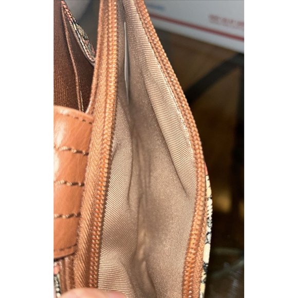 SAKROOTS Olympic Smartphone Crossbody Purse Bag Wristlet Sienna Brown - Picture 6 of 7